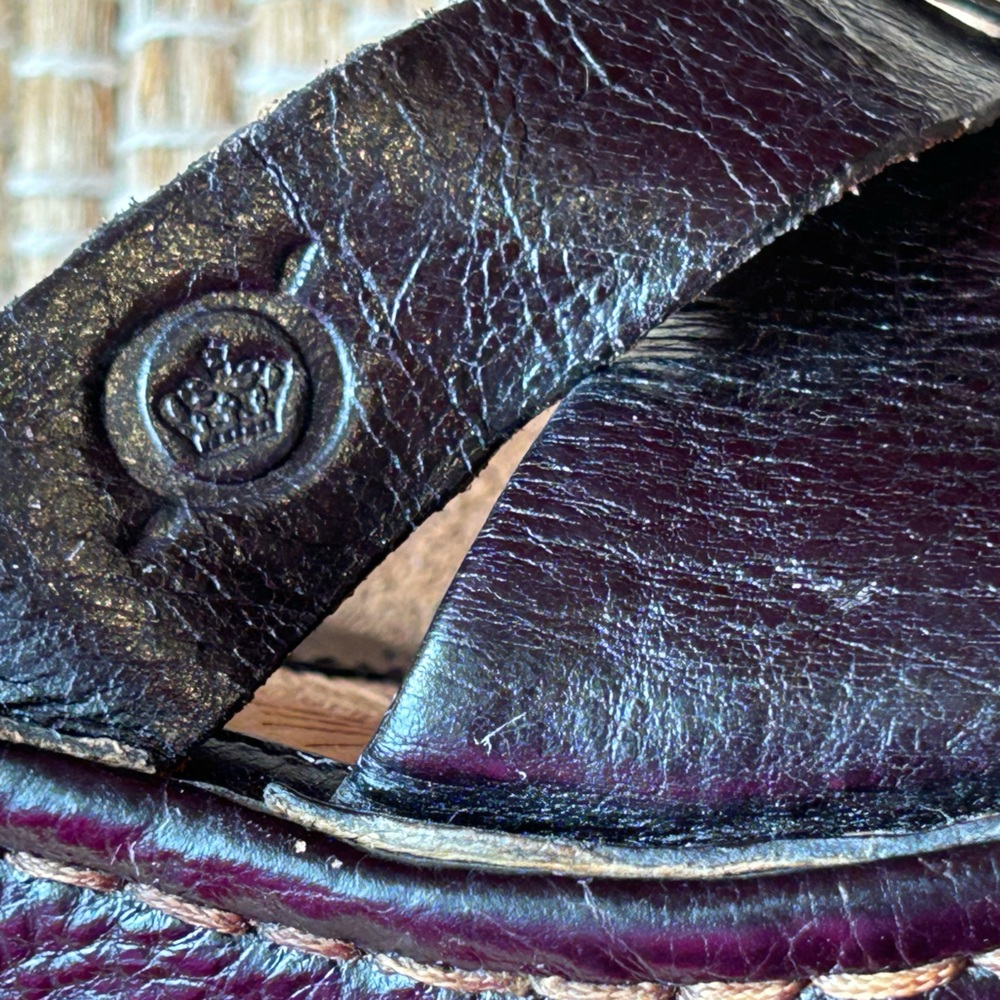 BORN s7 blk leather slide platforms-look NEW-Born quality, comfort, fit & style - Picture 10 of 10